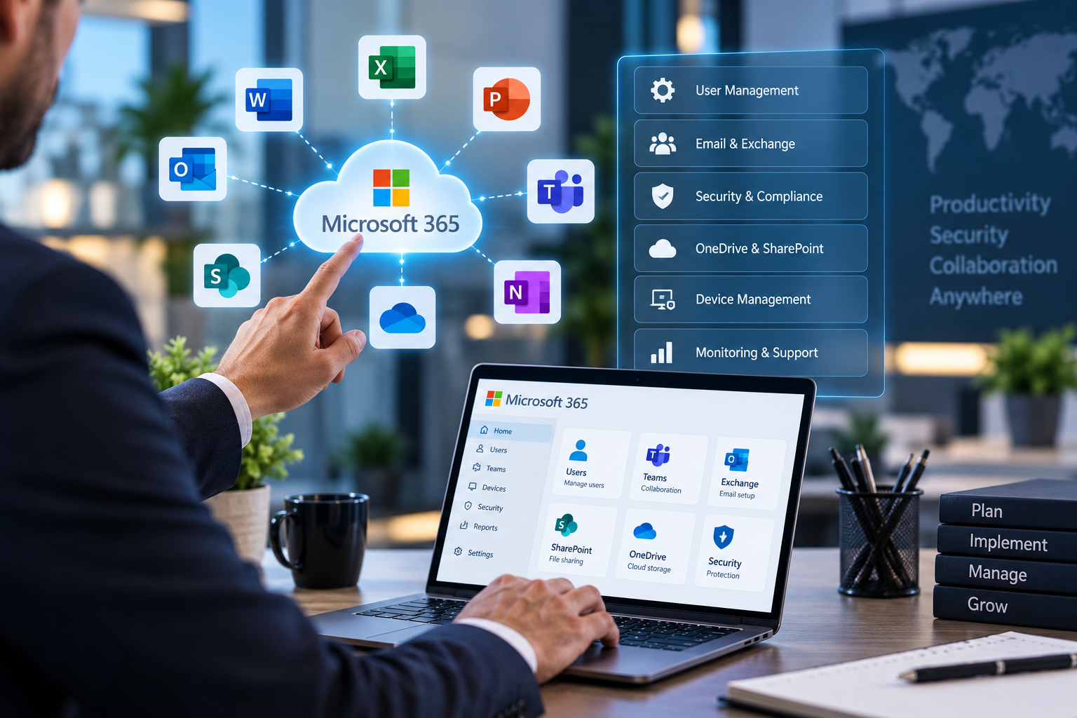 Microsoft 365 setup and administration services in Kuwait